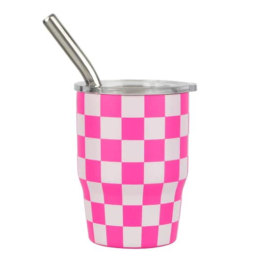 3oz. Mini Check Stainless Steel Insulated Tumbler by Ashland